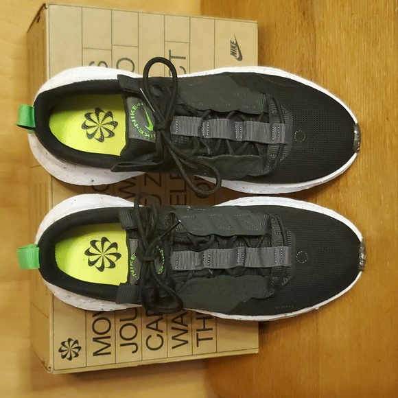 Nike Crater Impact Sneakers sz 8.5M are NWT  black/gray/green/white. - Picture 2 of 14